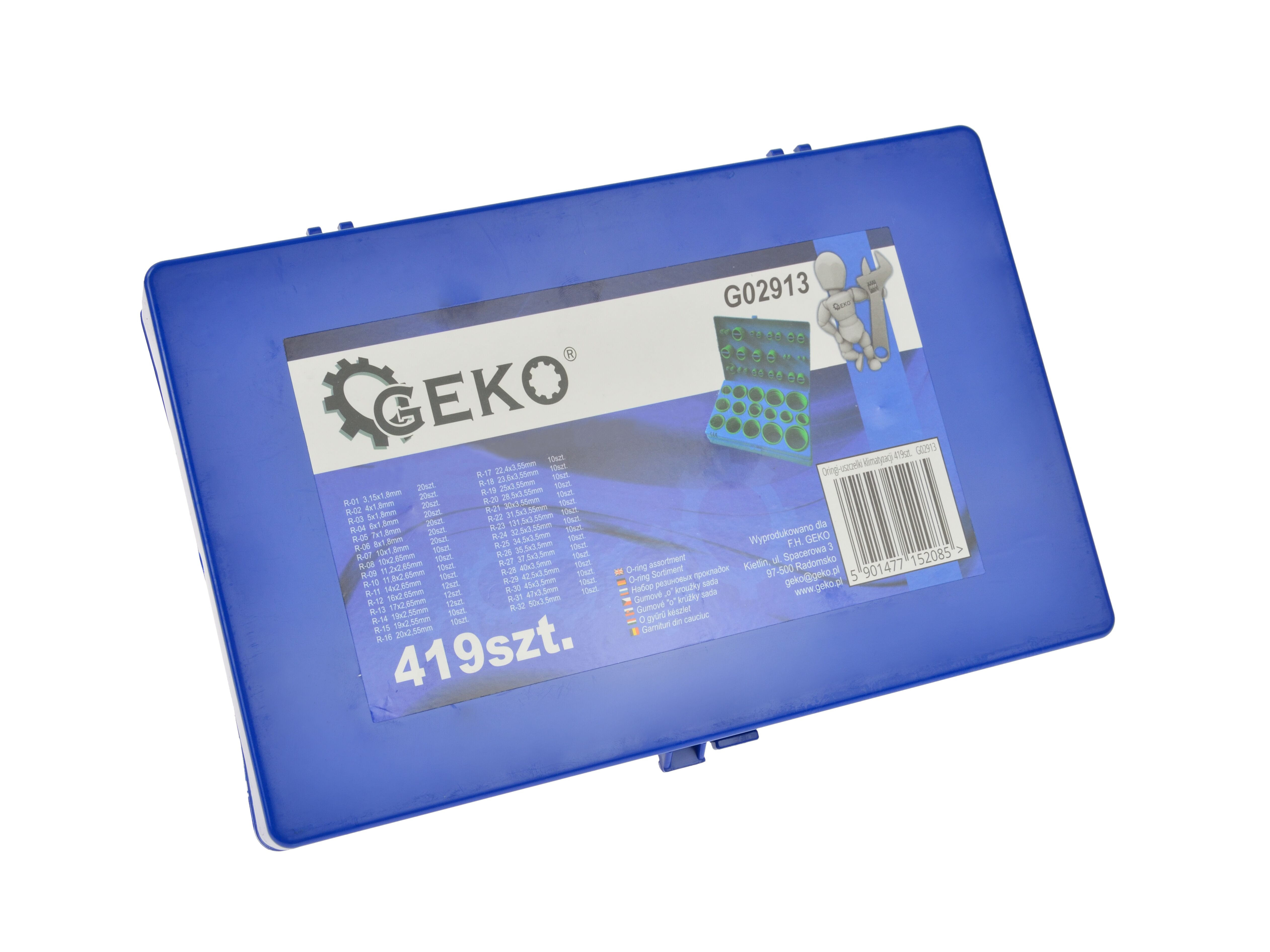 Set inele pentru aer conditionat 419 bucati, GEKO G02913 - 3 | YEO
