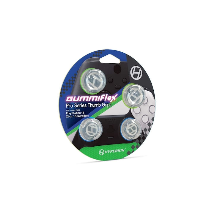 Set accesorii Hyperkin GummiFlex, pentru controller Playstation Xbox, anti alunecare, 4 buc