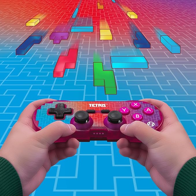 Controler Bluetooth Hyperkin Pixel Art Tetris pentru Nintendo Switch/PC/Mac/Android (Gradient Hiper) - 3 | YEO