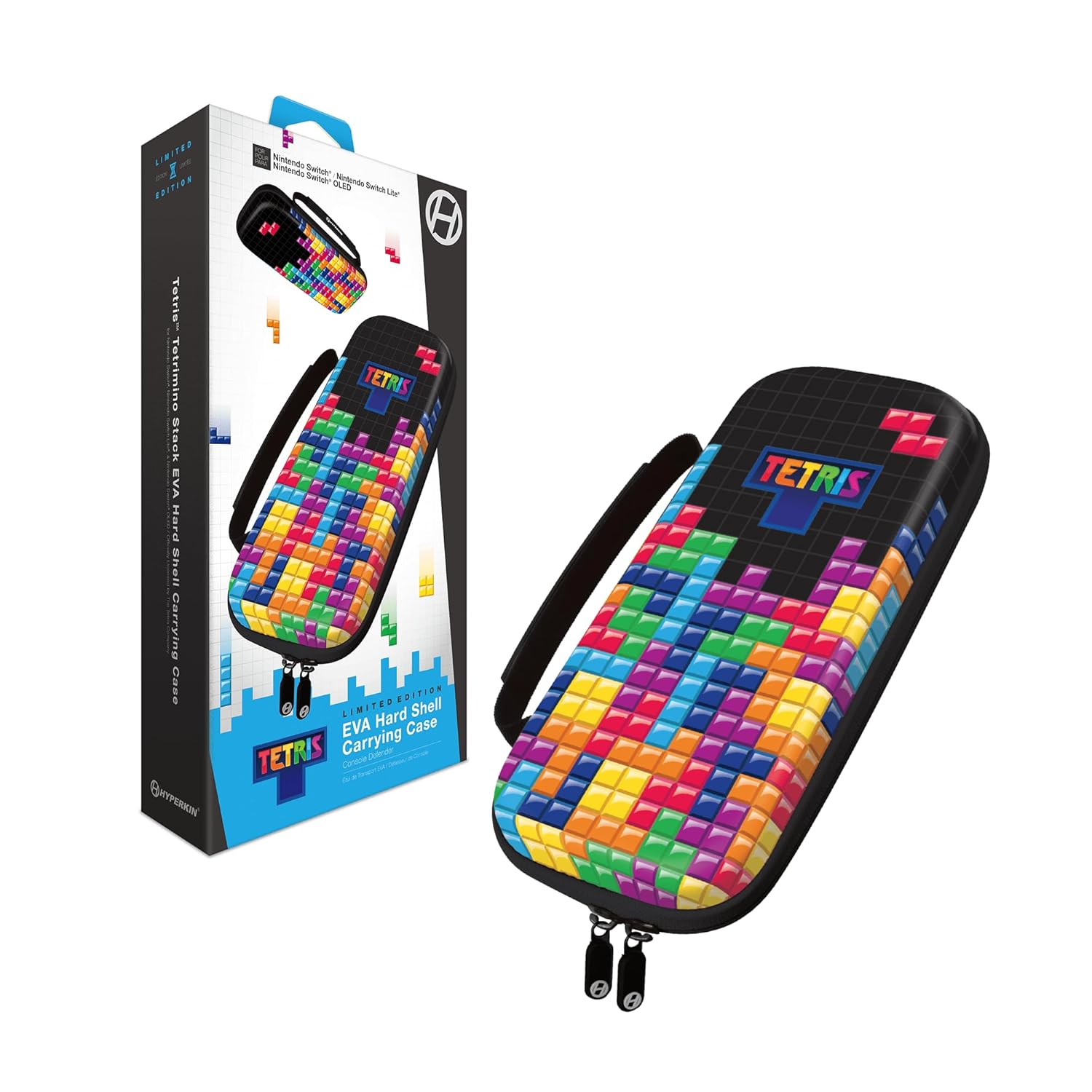 Husa rigida Tetris EVA pentru Nintendo Switch/OLED/Lite (Tetrimino Stack) - 4 | YEO