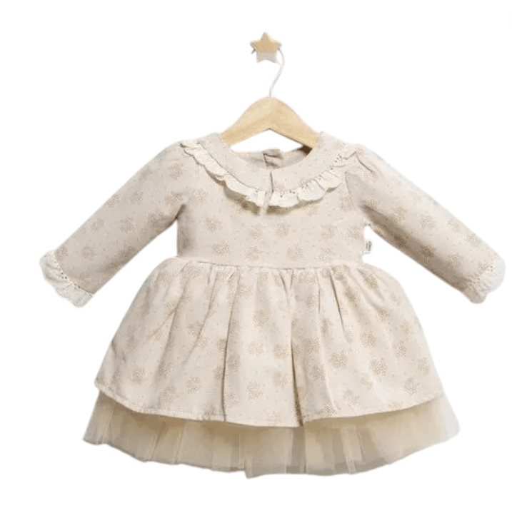Rochita eleganta pentru fetite Elbise, Tongs baby, cu tulle si volane