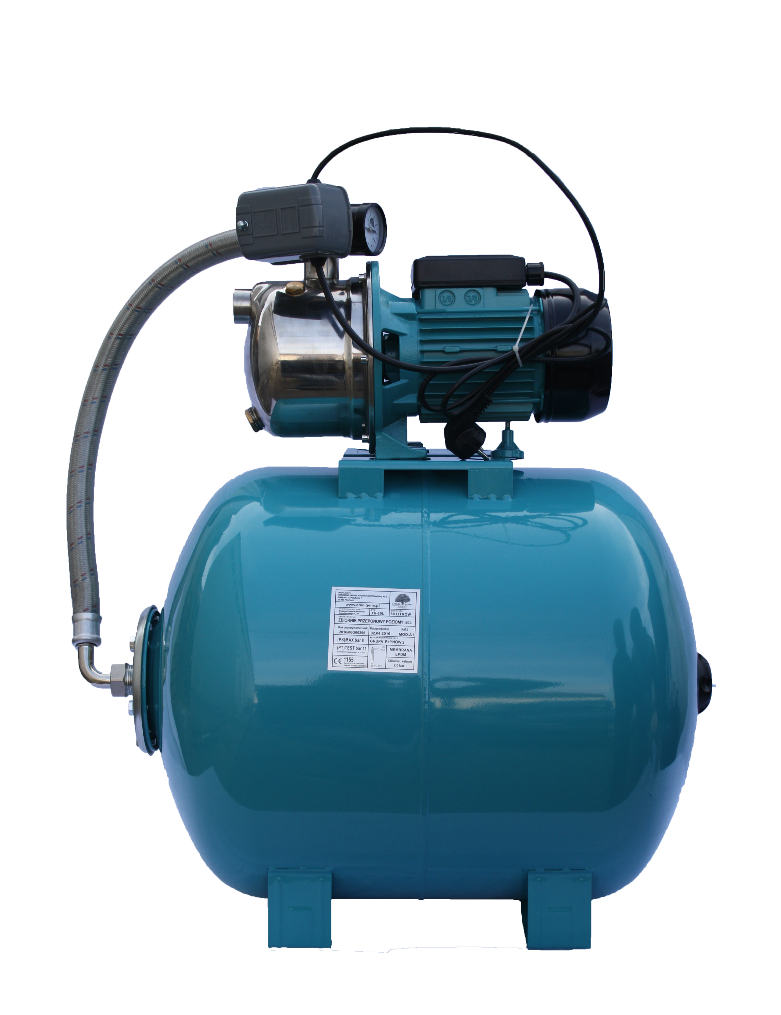 Hidrofor APC JY 1000/80 rezervor 80 litri, 0.8 kW, 03020107/80 — imaginea 2