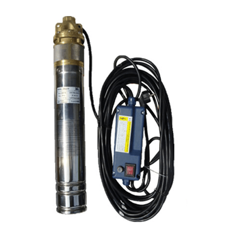 Kit complet sistem hidrofor, pompa submersibila APC SKM 200/100, rezervor 100L presostat, racord 5 cai, manometru - imagine 2