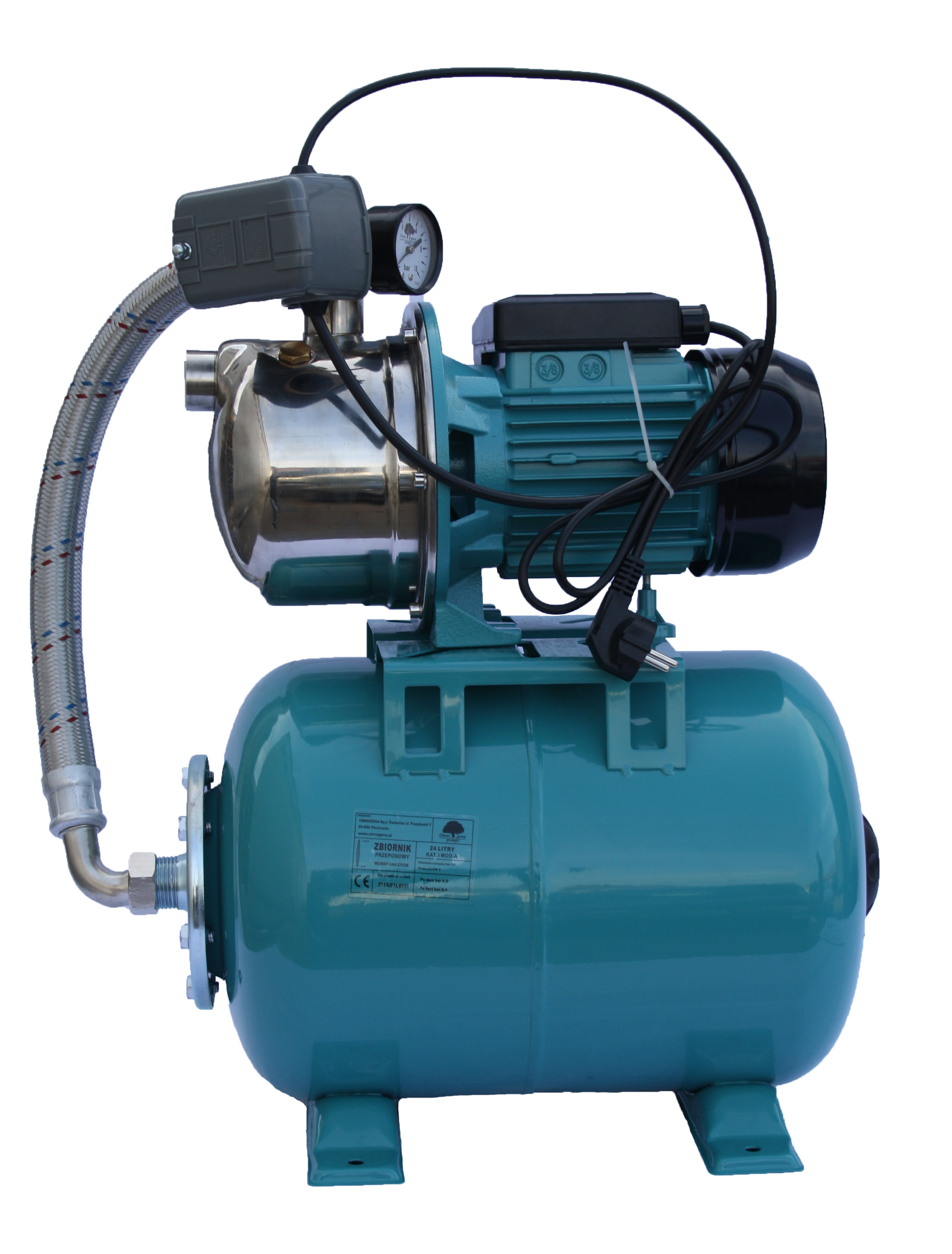 Hidrofor Aquaplanet JY1000, 800 W, 24 l, 5 bar, debit 50 l/min, otel