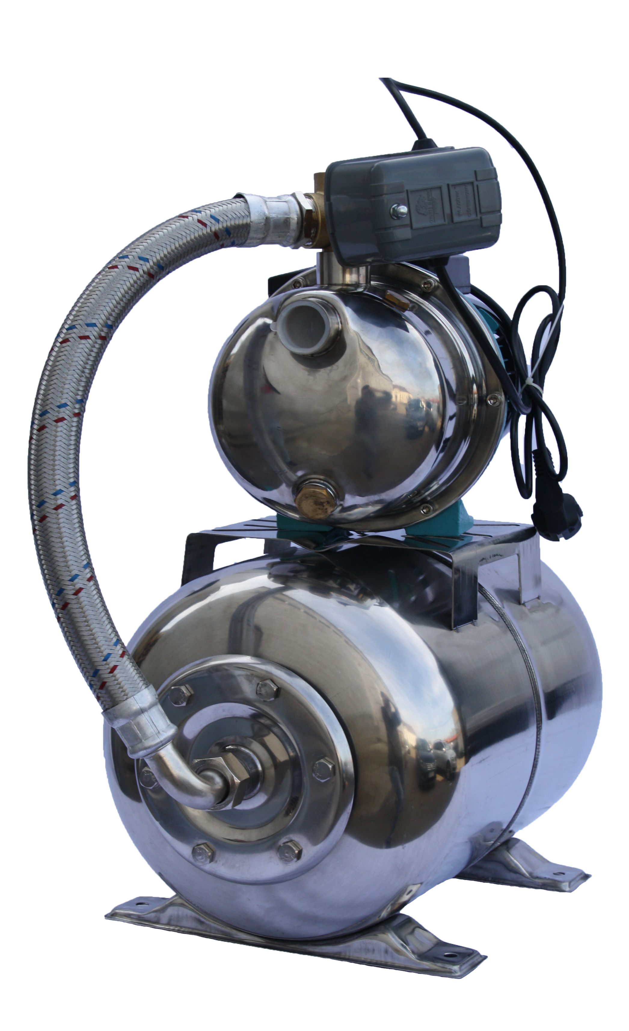 Hidrofor apa curata Omnigena OM5002/24I, 1100 W, 24 l capacitate vas expansiune, 3600 l/h debit apa, 50 m inaltime refulare, 9 m adancime absorbtie