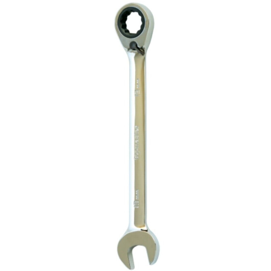 Cheie combinata Top Master cu clichet reversibil 15 mm Cr-V — imaginea 6