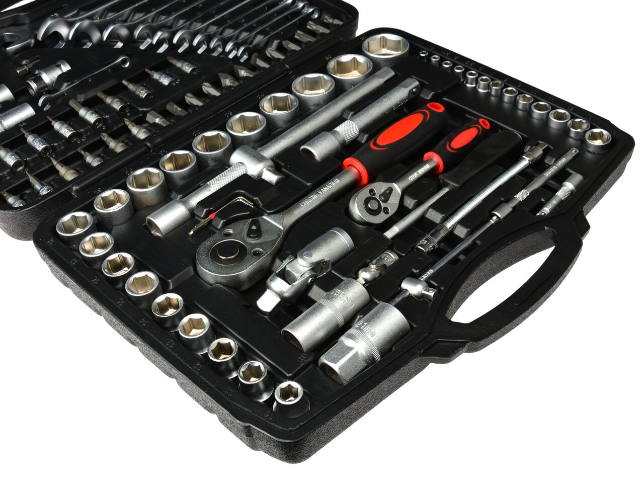 Set chei tubulare torx si inelare, 94 piese, GEKO G10149 — imaginea 2