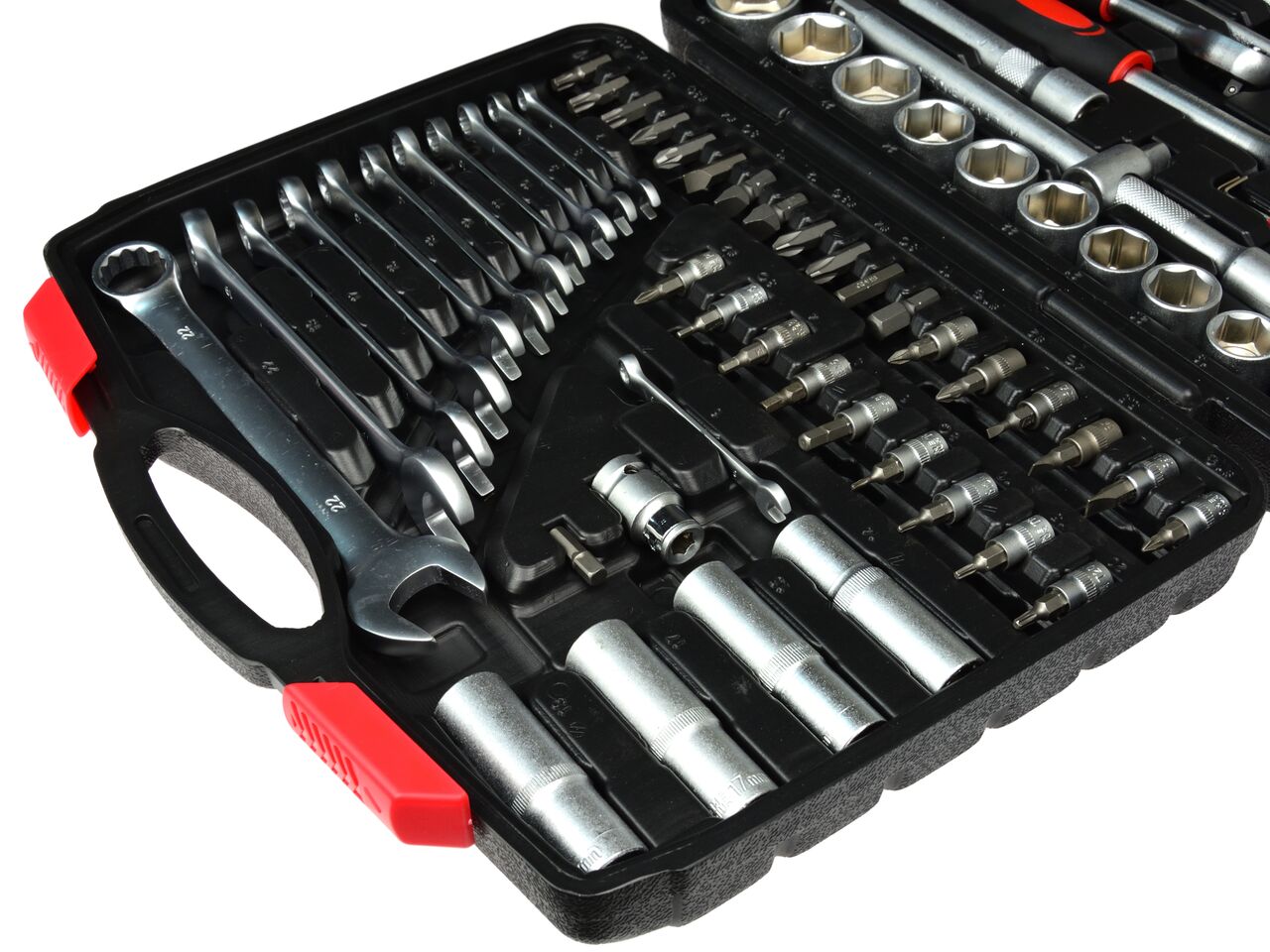 Set chei tubulare torx si inelare, 94 piese, GEKO G10149 — imaginea 4