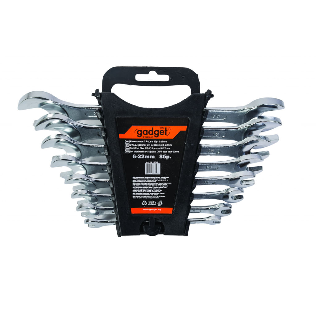 Set 8 chei fixe 6 - 22 mm Cr-V, Gadget — imaginea 4
