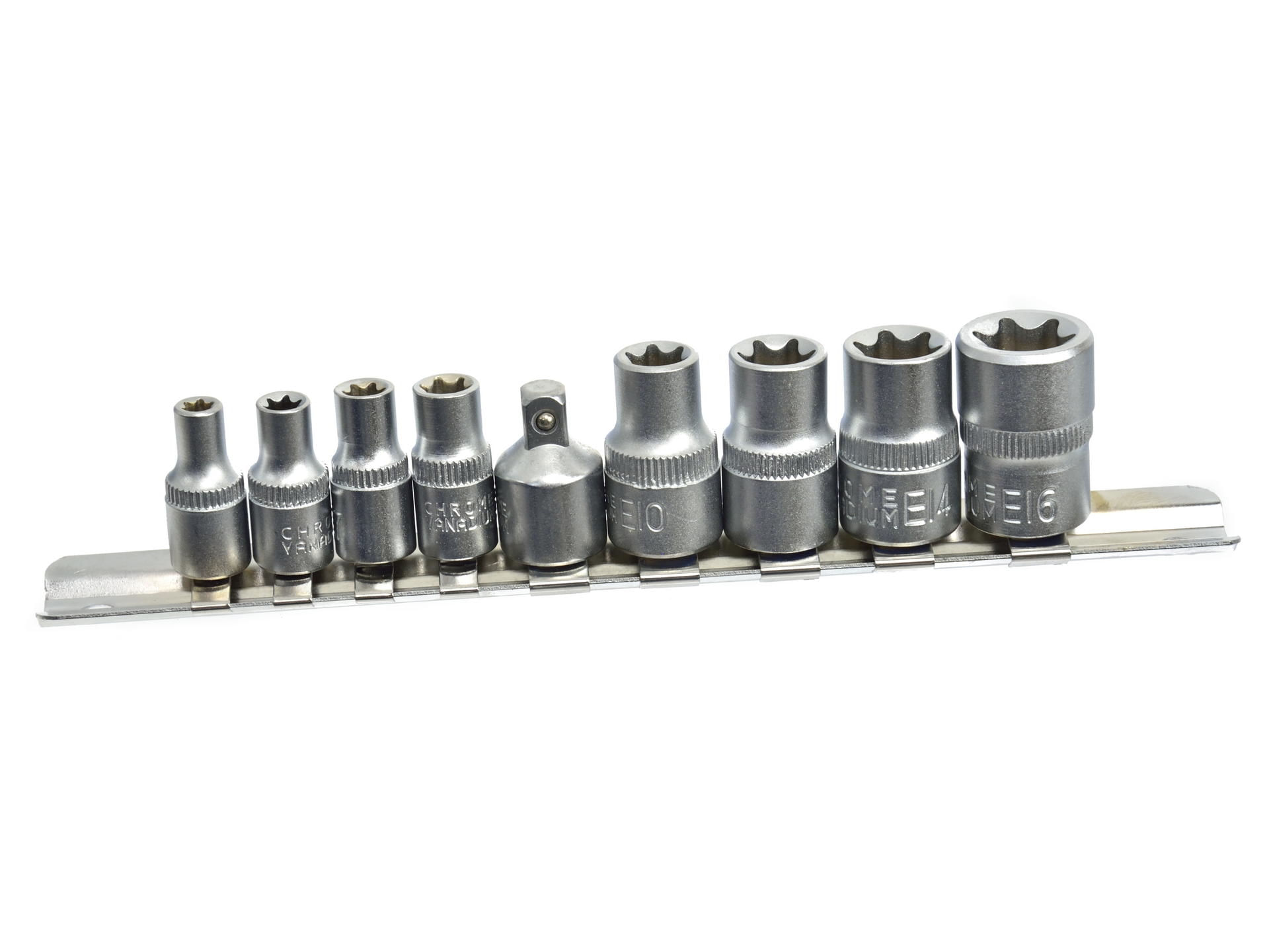 Set chei tubulare torx, 9 piese, GEKO G10169 — imaginea 2