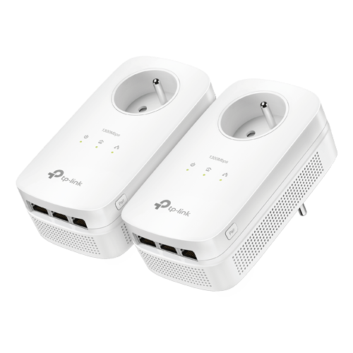 Starter kit Powerline TP-LINK TL-PA8010PKIT AV1300/AV2000 3 Passthrough - TP-LINK TL-PA8030PKIT