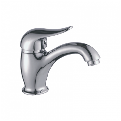 Baterie Lavouar cu ventil,Baressi,Sink Mixer,8004-F,Monocomanda, Cartus ceramic,Cromat,Delphin