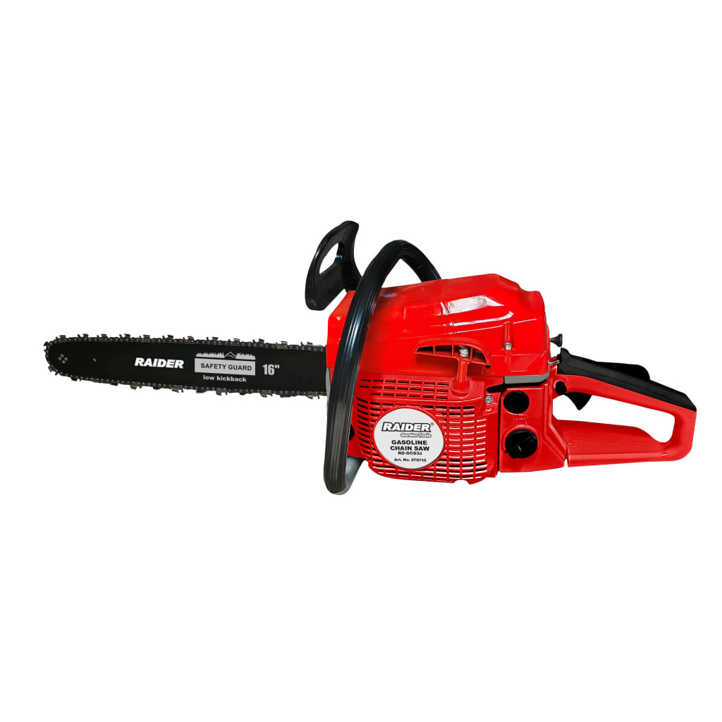 Motofierastrau cu lant pe benzina RD-GCS34, 400 mm, 0.325" 1.5 mm, 2400 W, Raider 076715