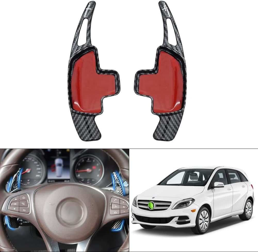 Set Extensii Padele Volan Schimbator Viteze, Compatibile cu Mercedes-Benz A-Class W176, B-Class W246, C-Class - 2 | YEO