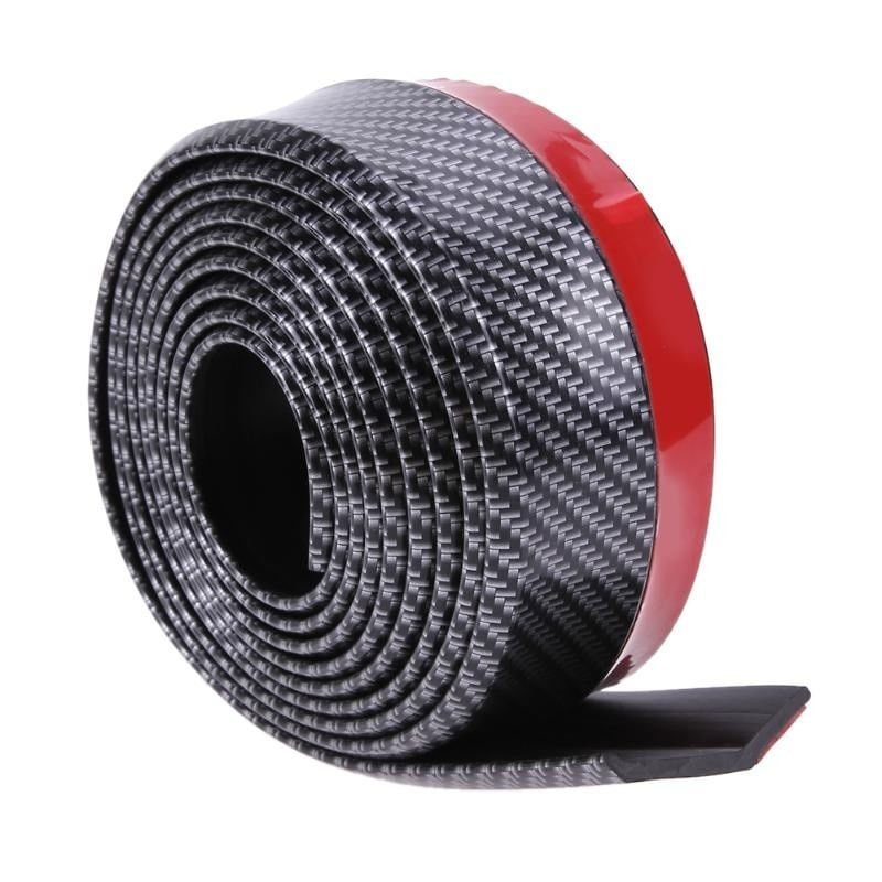 Banda Protectie Design Pentru Usa, Prag, Bara Tuning Auto Interior/Exterior Universala din Cauciuc Model Fibra de - imagine 7