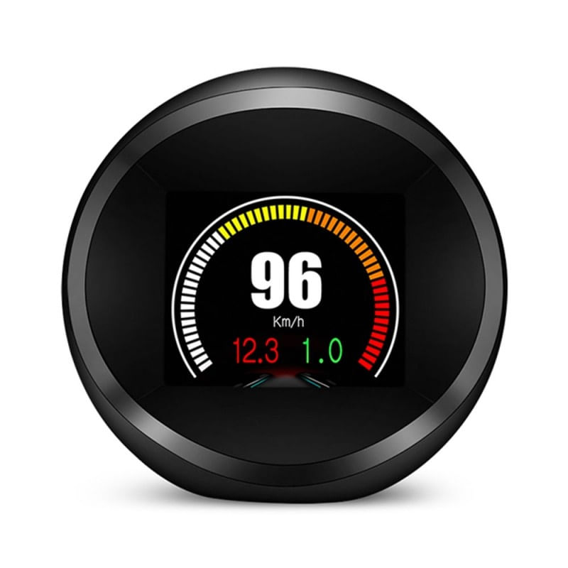 Indicator digital auto multifunctional, head up display Techstar® obd ii, p 11, display 1.8 inch, detector de