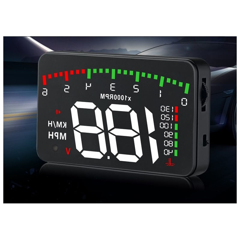 Ecran HUD Techstar® Head-Up Display, Proiector Parbriz, Afisare Multiple Informatii, Conexiune OBD2 - 4 | YEO