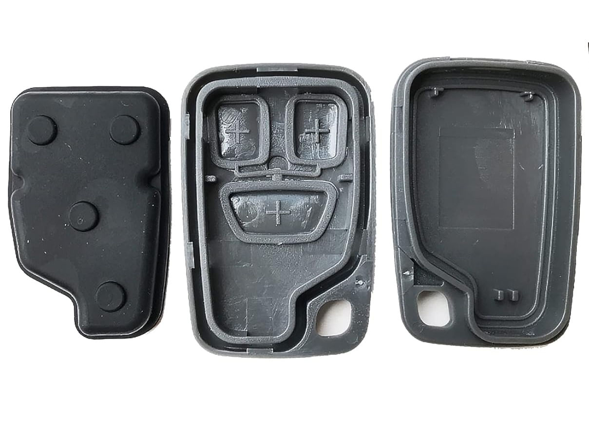 Carcasa Cheie Auto Techstar cu 3 Butoane pentru Volvo S40, V40, S70, C70, V70, XC70, XC90, S60, S80, S90, V70, V90 - 1 | YEO