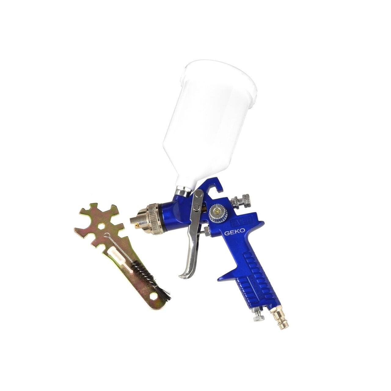 Pistol de vopsit profesional cu rezervor HVLP 600ml 2.5mm, Geko G01168 - 2 | YEO