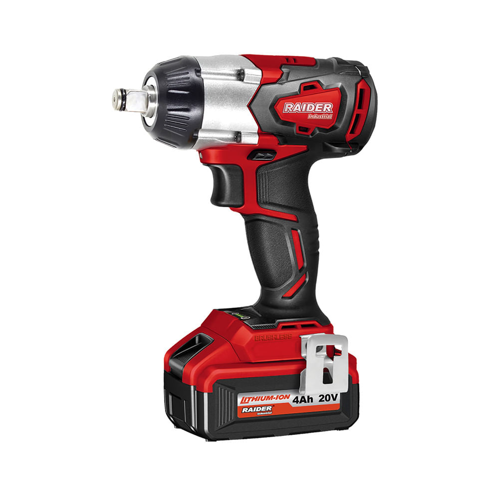 Cheie de impact cu acumulator 20V 4Ah 320Nm RDI-IBW01, Raider 031301
