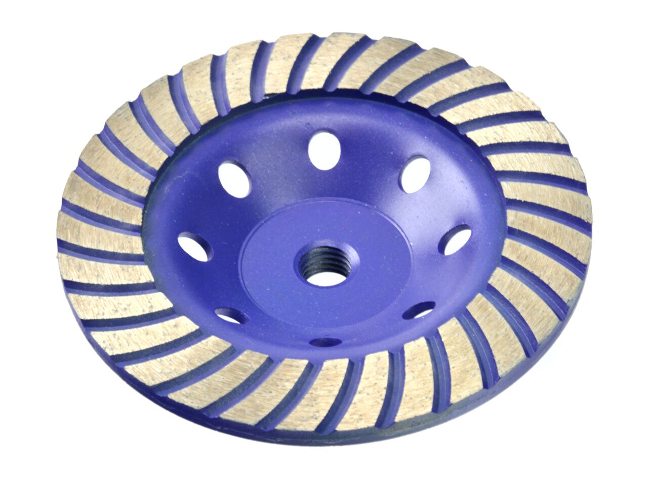 Disc diamantat 125 mm, M14 cu segmente pentru slefuit suprafete beton, mozaic, Turbo, Geko, G00378