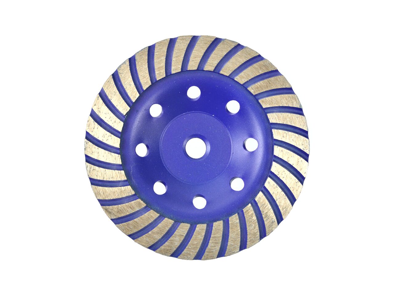 Disc diamantat 125 mm, M14 cu segmente pentru slefuit suprafete beton, mozaic, Turbo, Geko, G00378 - 1 | YEO