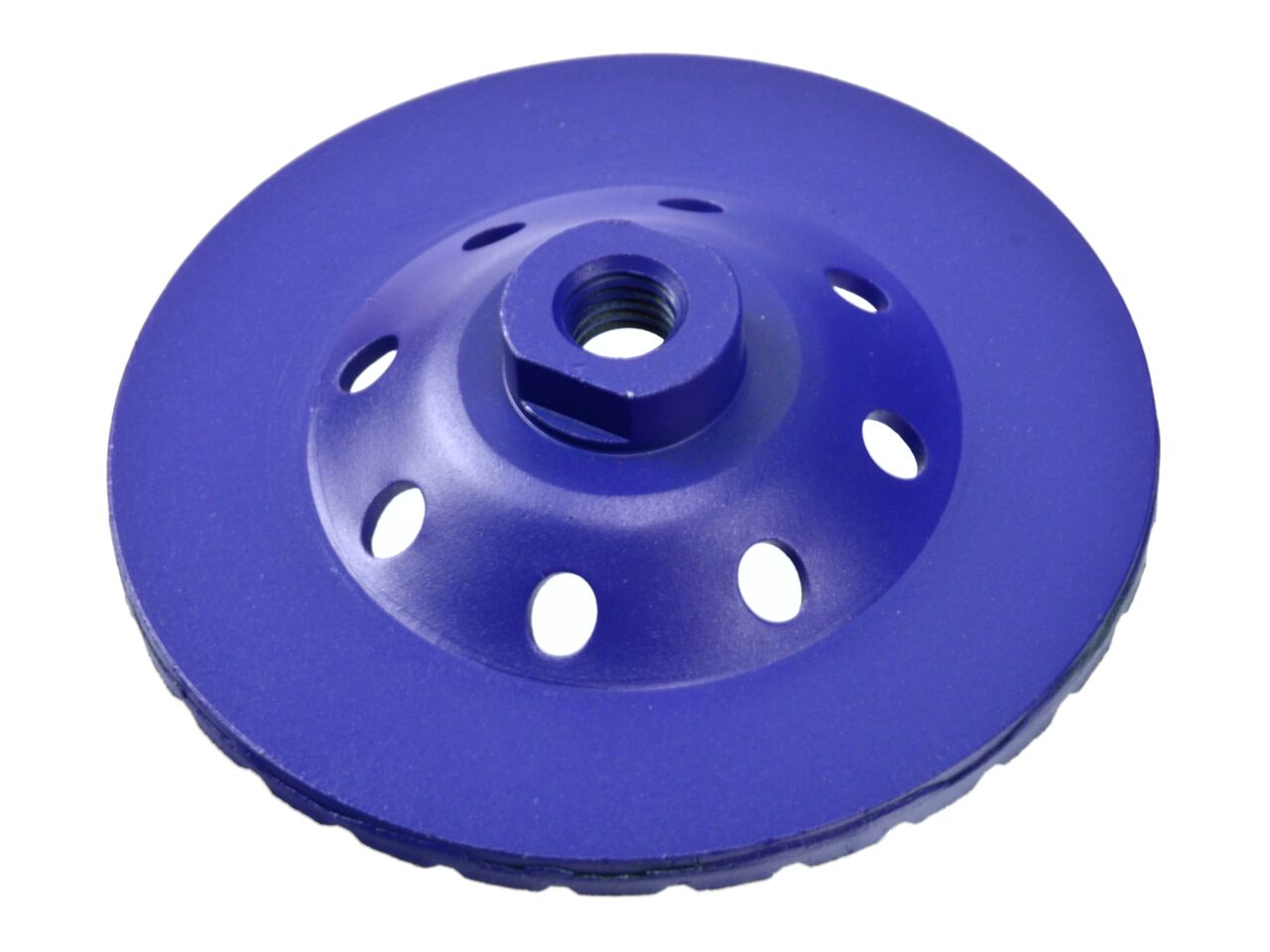 Disc diamantat 125 mm, M14 cu segmente pentru slefuit suprafete beton, mozaic, Turbo, Geko, G00378 - 2 | YEO