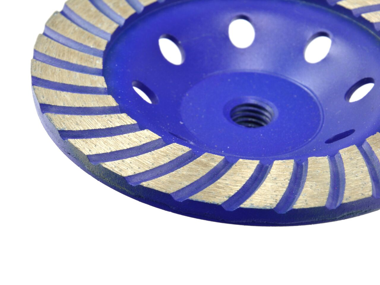Disc diamantat 125 mm, M14 cu segmente pentru slefuit suprafete beton, mozaic, Turbo, Geko, G00378 - 3 | YEO