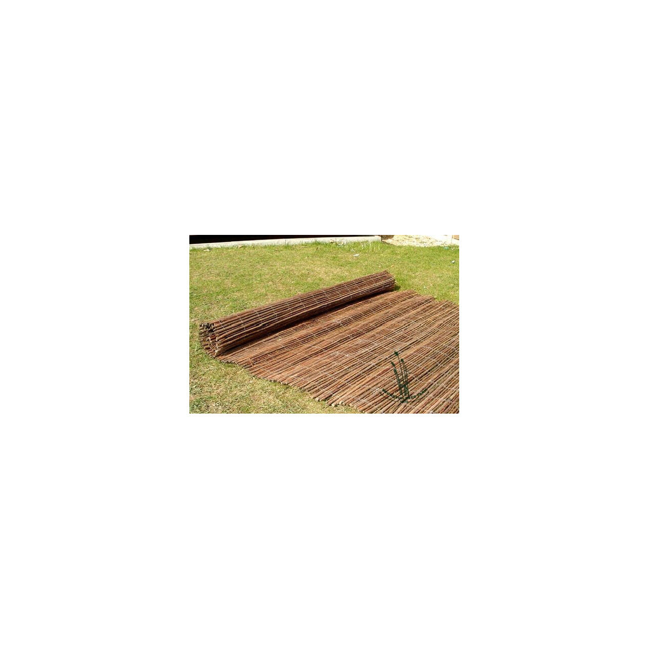 Gard gradina/paravan din rachita naturala, 5x1.5 m