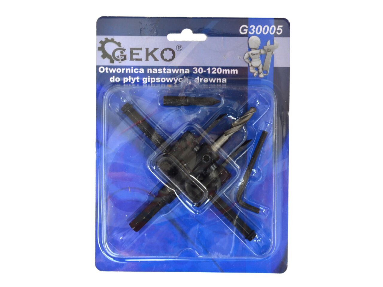 Freza reglabila pentru gips carton 30-120 mm, GEKO G30005 - imagine 3