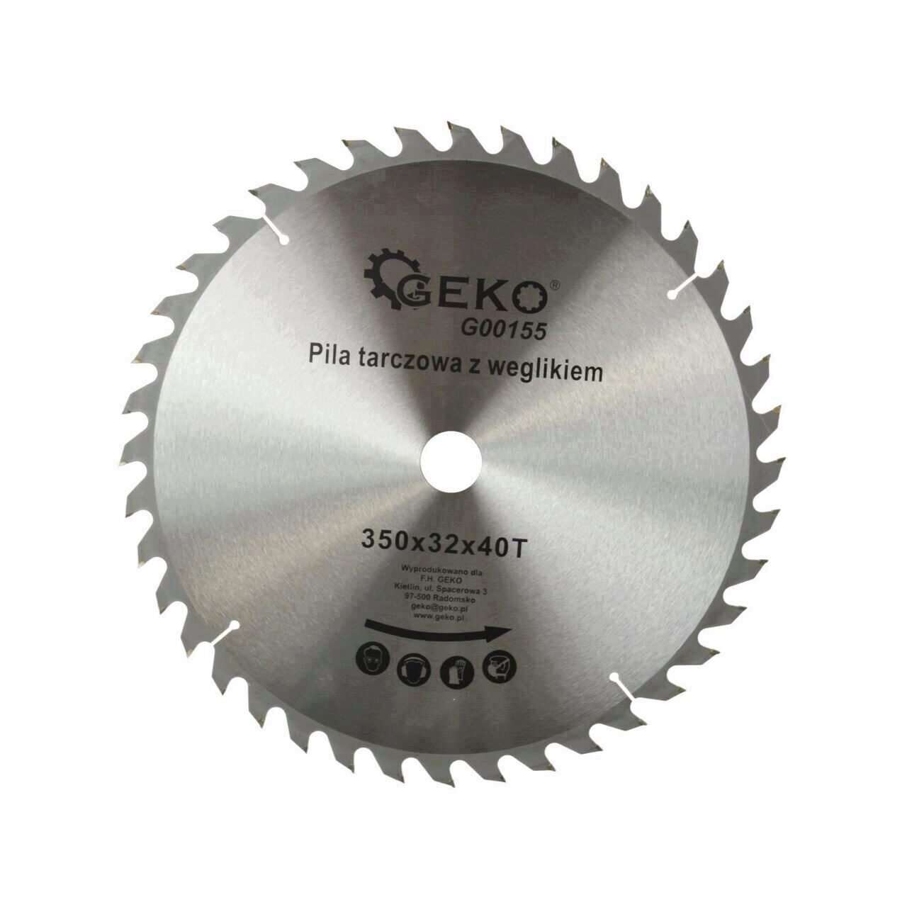 Disc pentru lemn 350x32x40T, Geko G00155