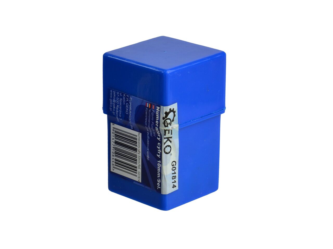 Set 9 poansoane cu numere 10mm, Geko G01814 - 1 | YEO