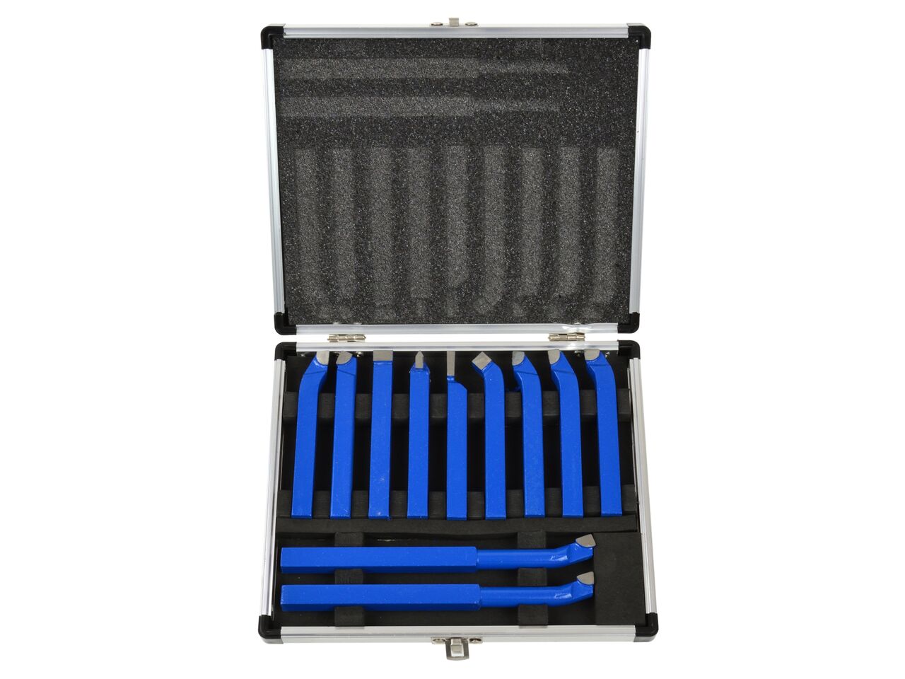 Set 11 instrumente de strunjire 10x10mm + valiza, Geko G01241 - 1 | YEO