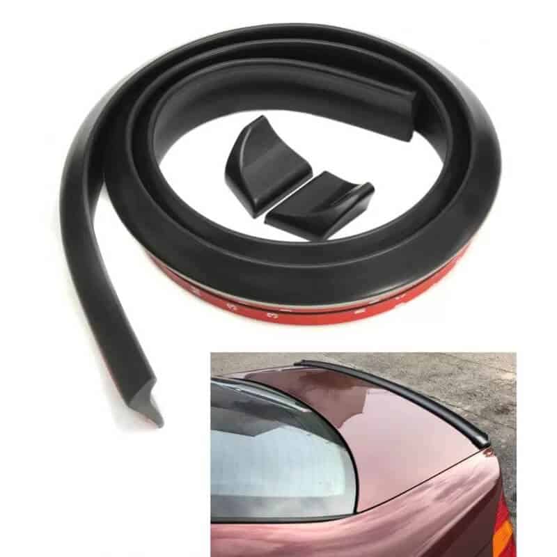 Lip, eleron negru tip M, universal, portbagaj sau luneta, din cauciuc