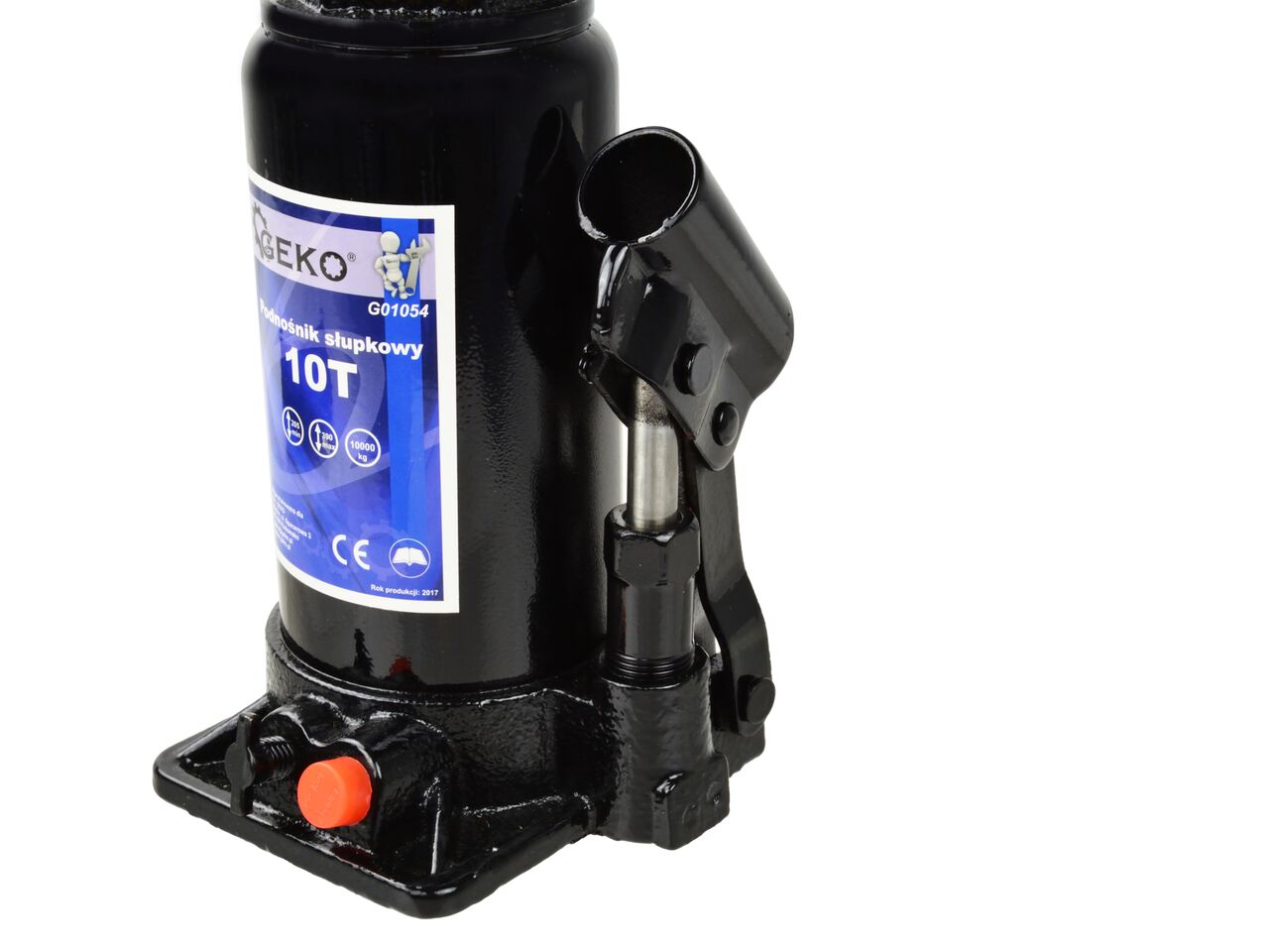 Cric hidraulic cu manivela de 10T, GEKO G01054 - 2 | YEO