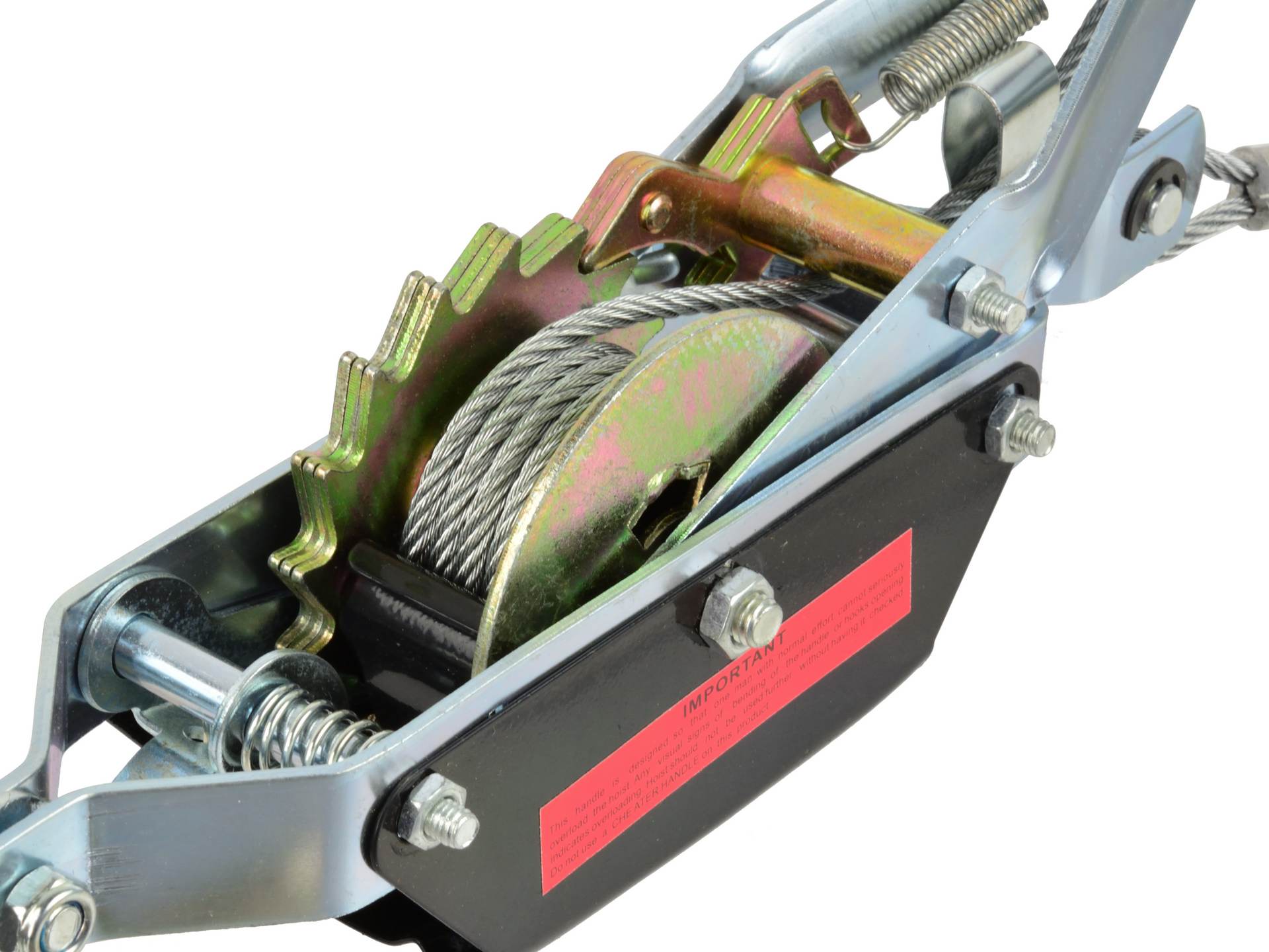 Troliu manual 2T cu cablu, Geko G01070 - 4 | YEO