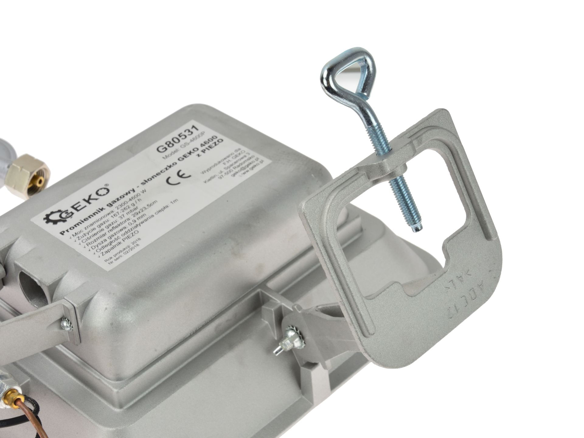 Incalzitor pe gaz 4600W solar cu PIEZO, GEKO G80531 - 3 | YEO