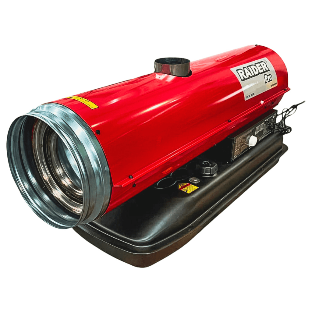 Tun de caldura pe motorina RDP-IDSH60, 50 kW, ardere indirecta, Raider 123306