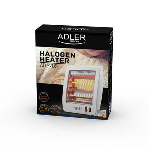 Radiator electric cu halogen AD 7709,2 trepte putere, 400-800W