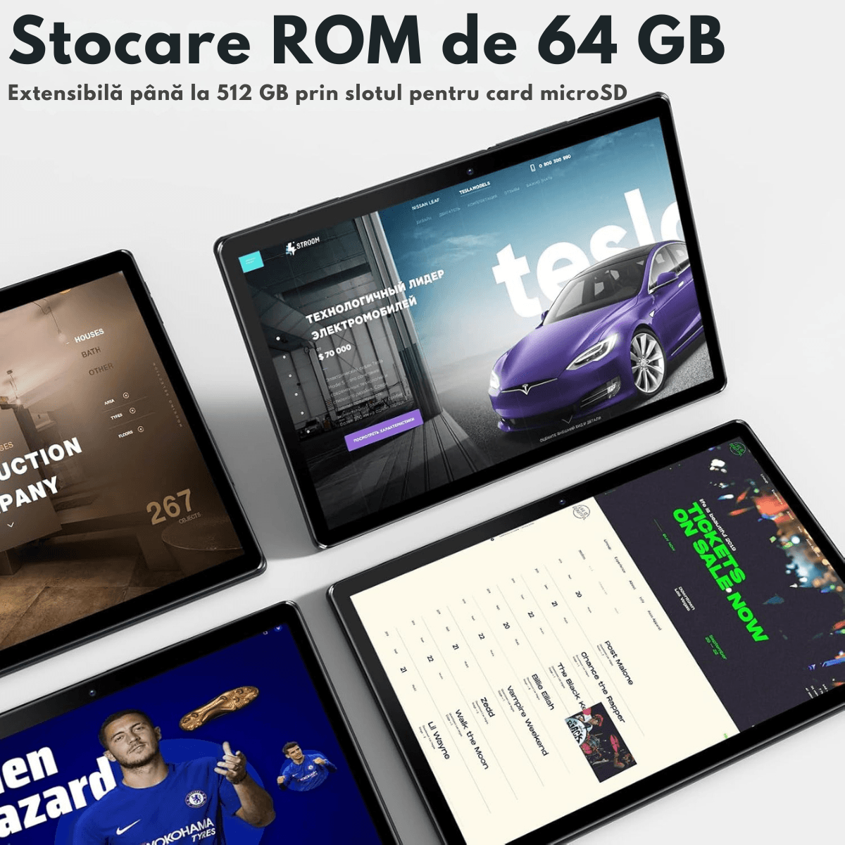 Tableta 10 Inchi VisionHub® Tronpad - Android 13, Performanta Rapida, Ecran HD IPS, Android 13, 64GB Stocare, 4GB RAM