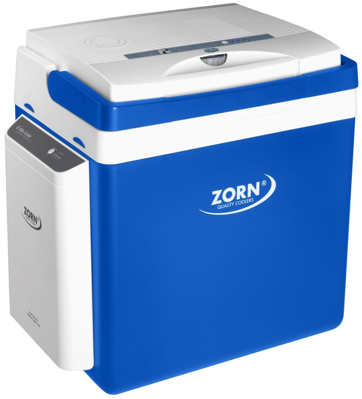 Lada frigorifica auto si camping ZORN Z 26 LNE, 25 litri, alimentare 12V/230V + acumulator extern, racire-incalzire,