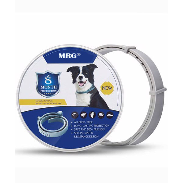 Zgarda Antiparazitara Caini MRG M910 , Pana la 62 cm, din Plante, Anti Purici , Capuse - 1 | YEO