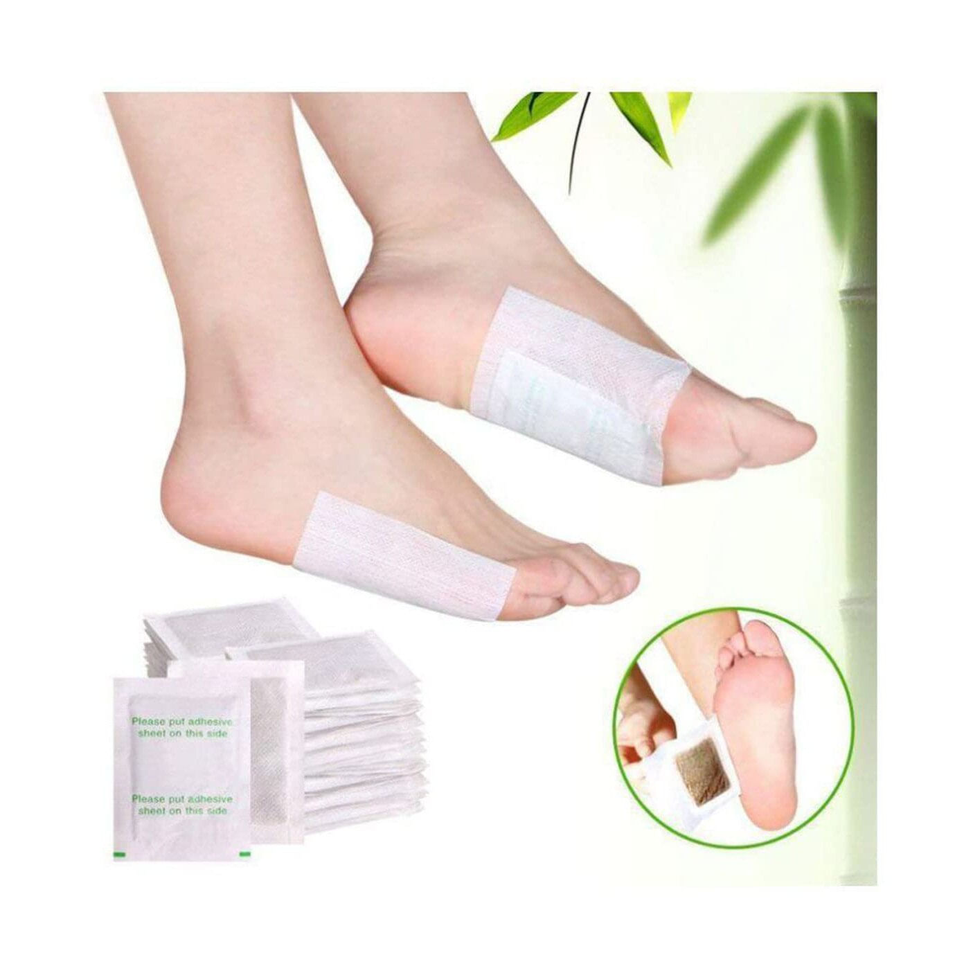 Set 10x Plasturi Detoxifiere Kinoki MRG M943, Pentru Picioare - imagine 3