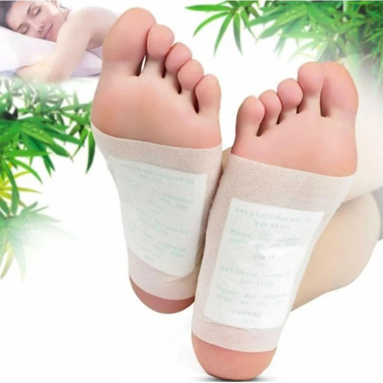 Set 10x Plasturi Detoxifiere Kinoki MRG M943, Pentru Picioare - imagine 5