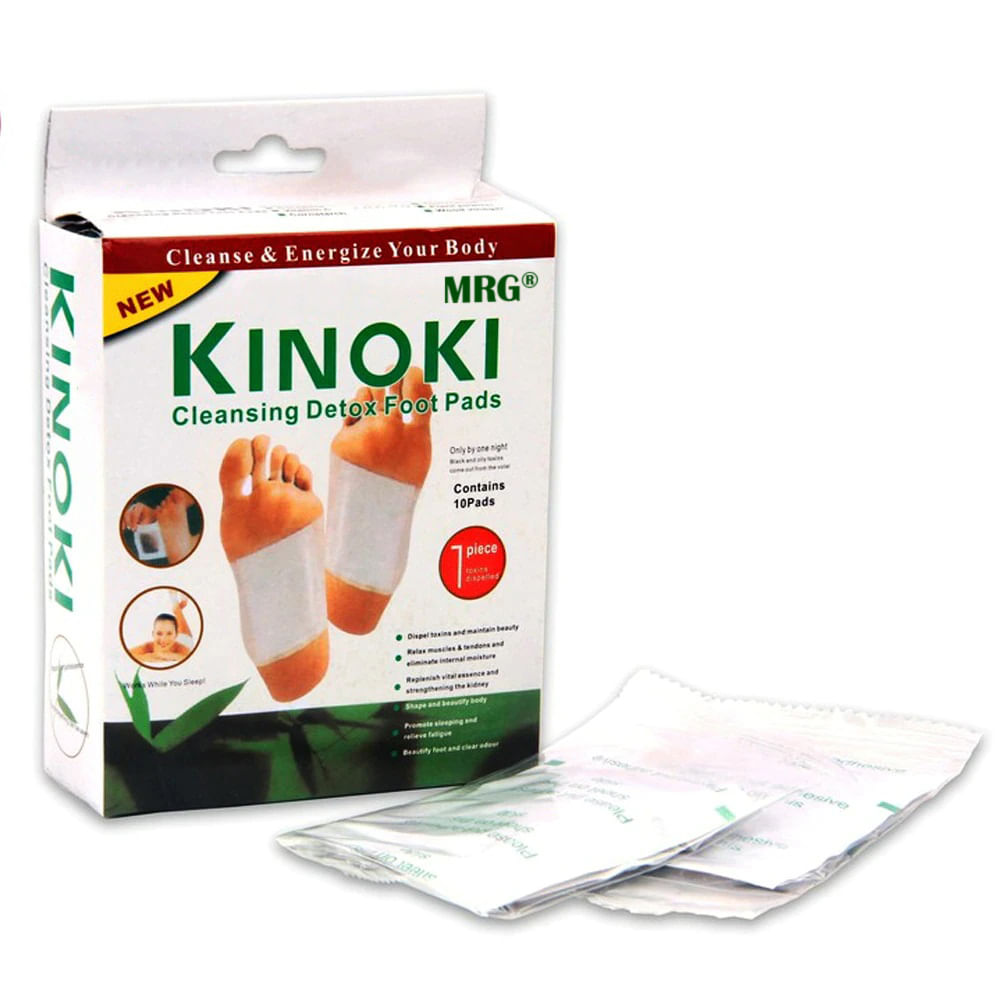 Set 10x Plasturi Detoxifiere Kinoki MRG M943, Pentru Picioare - imagine 6