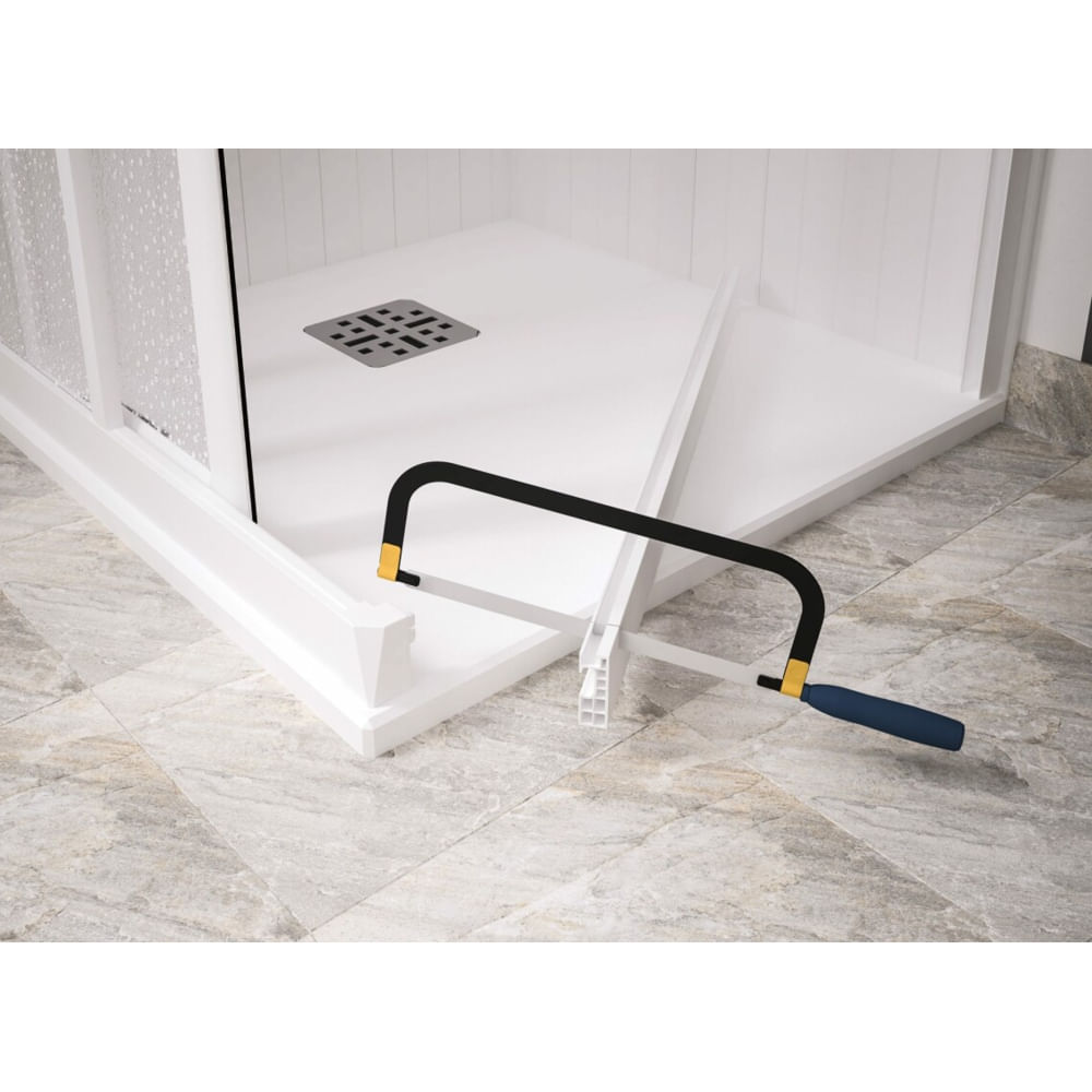 Cabina dus patrata IDRA, fara cadita, material PVC, 80x80x190 cm - imagine 2