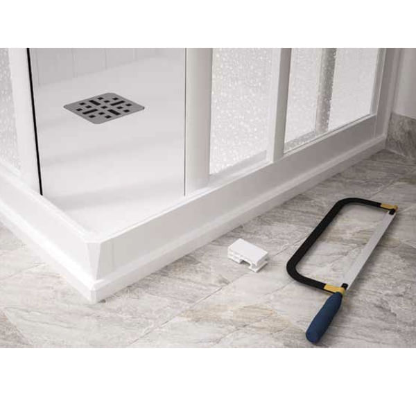 Cabina dus patrata IDRA, fara cadita, material PVC, 80x80x190 cm - imagine 3