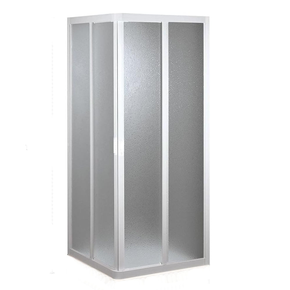 Cabina dus patrata IDRA, fara cadita, material PVC, 80x80x190 cm - imagine 4