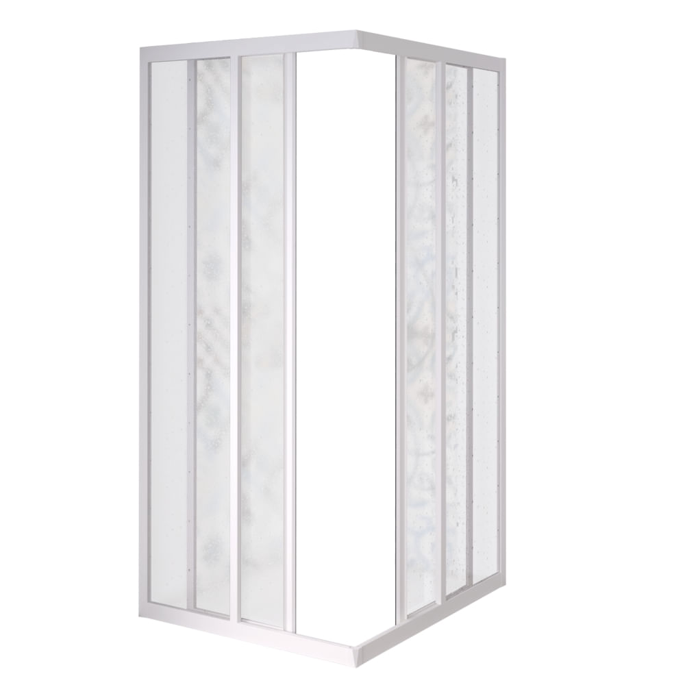 Cabina dus patrata IDRA, fara cadita, material PVC, 80x80x190 cm - imagine 7