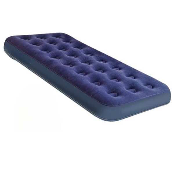 Saltea Gonflabila Mercaton, PVC si Velur, 185 x 76 x 22 cm, Albastru - 3 | YEO